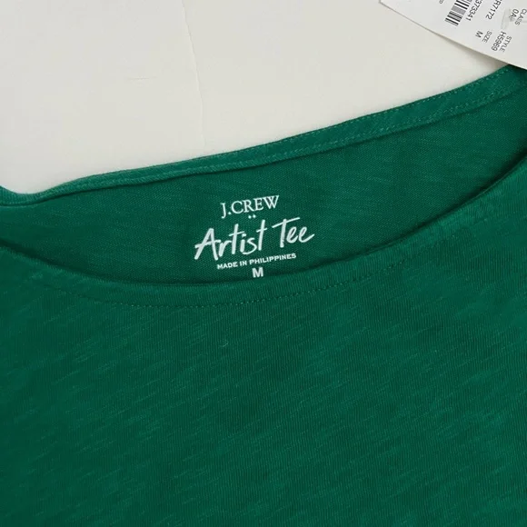J. Crew Emerald Artist Tee - Picture 2 of 4